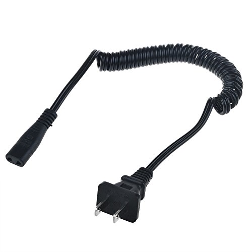 ABLEGRID 1.7M Power Cord Replacement for Norelco 6856XL 6424LC 6843XL 6613X Electric Shaver - Perfect for Home, Travel & Salon Use