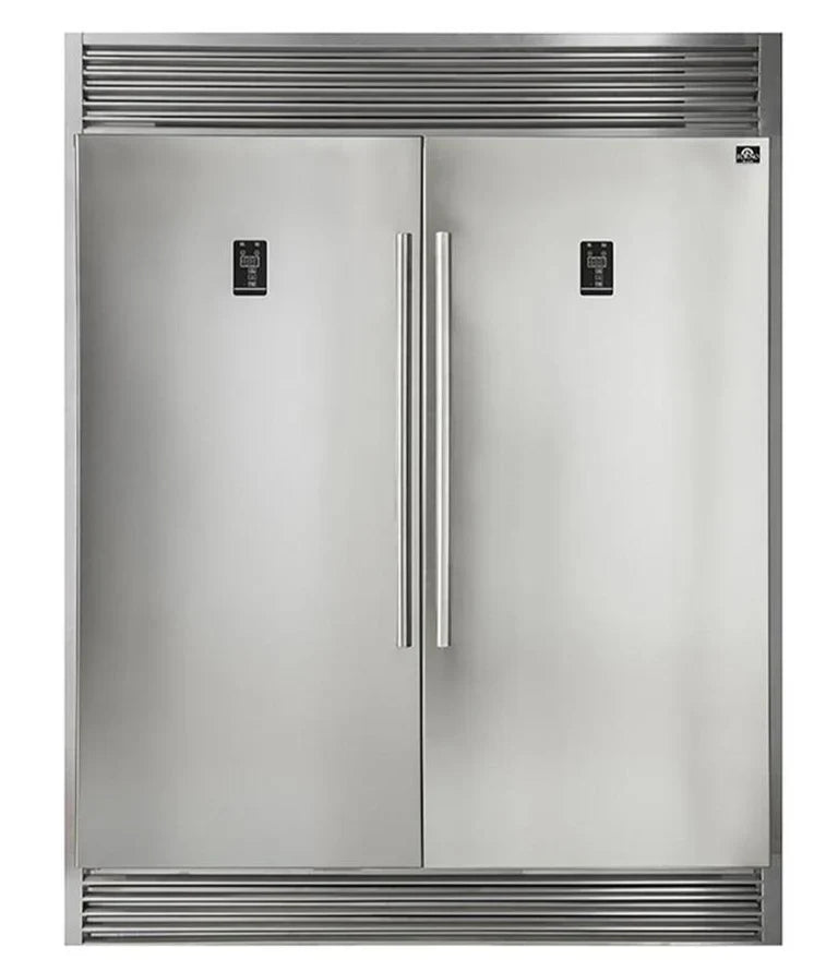 Forno 30-Inch Dual Fuel Range, Dishwasher & 60-Inch Refrigerator Appliance Package - Premium Kitchen Bundle for Modern Homes & Professional Chefs