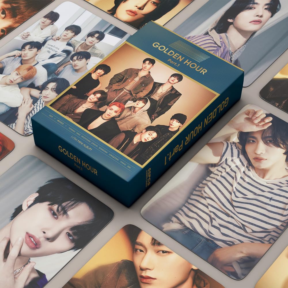 ShaoKun 2Pack/110PCS Photocard Set - 2024 New Album Lomo Cards, Greeting Cards for Fan Collection & Gift Giving (Black) - Perfect for K-Pop Fans, Scrapbooking, and DIY Projects