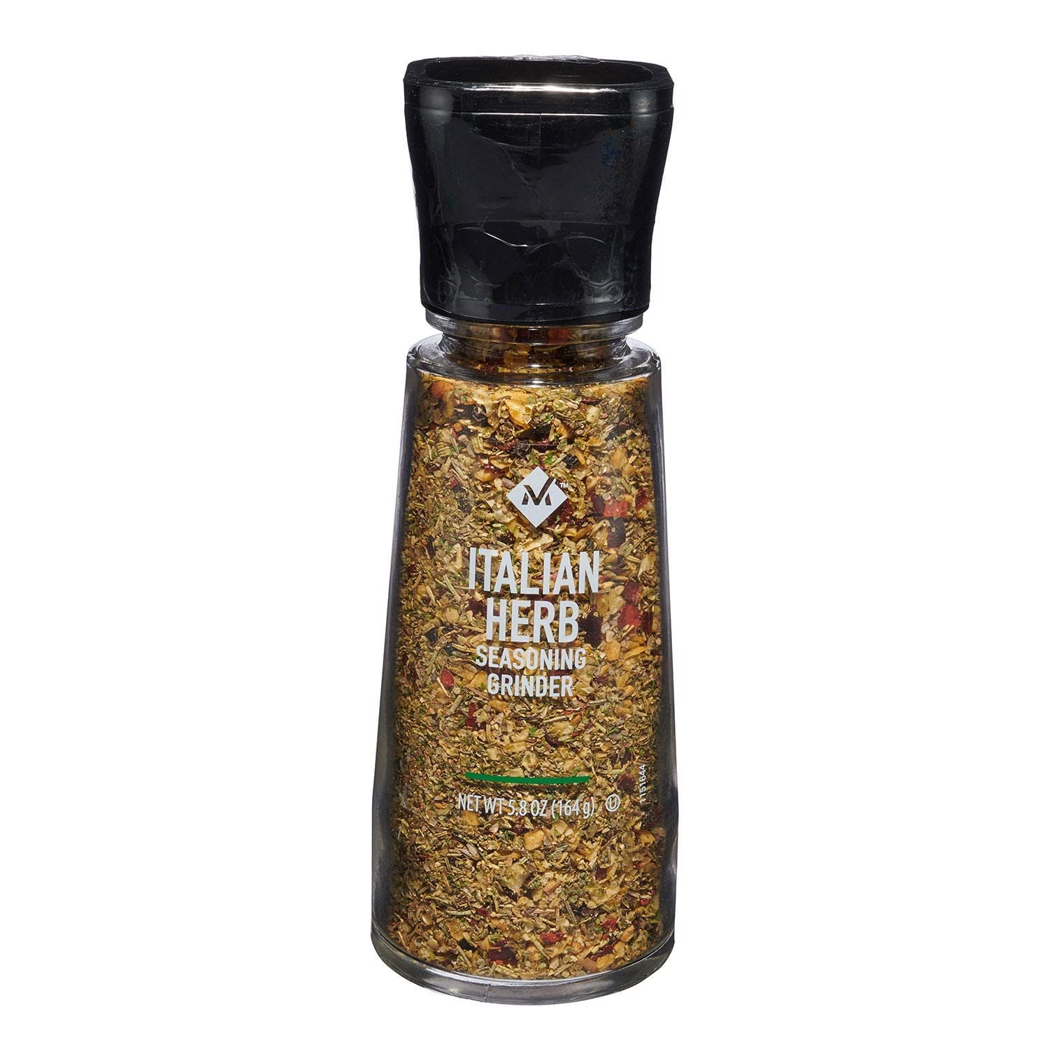 Member's Mark Italian Herb Seasoning Grinder - 5.8 oz | Premium Blend of Rosemary, Thyme & Basil | Perfect for Pasta, Pizza & Grilled Meats
