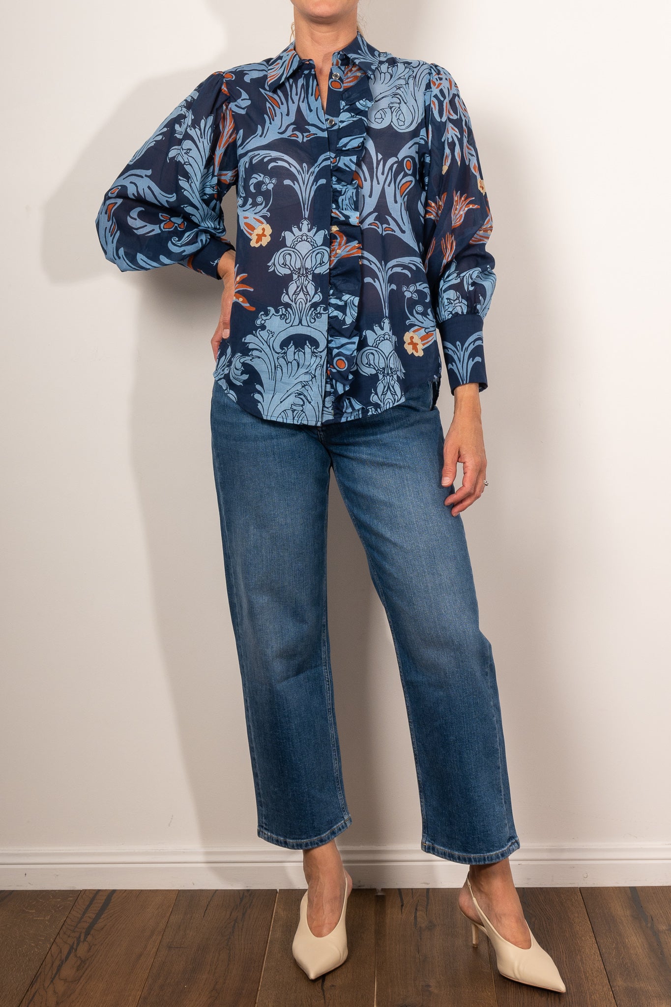 COOP by Trelise Cooper Women's Truffle Ruffle Blouse - Elegant Feminine Top for Office, Date Night & Special Occasions