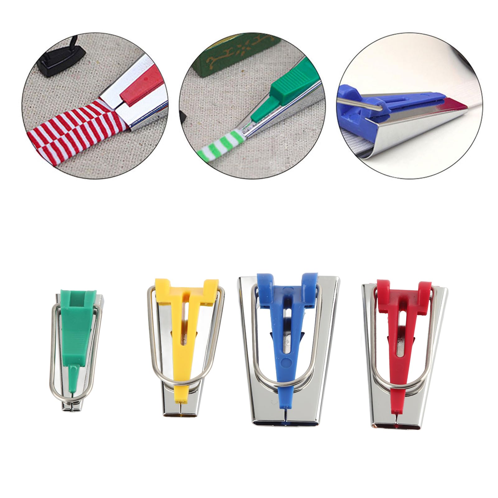 Bias Tape Maker Tool - DIY Sewing Bias Binding Maker for Quilting, Tapestries & Carpets - Perfect for Crafting, Home Decor & Fabric Projects
