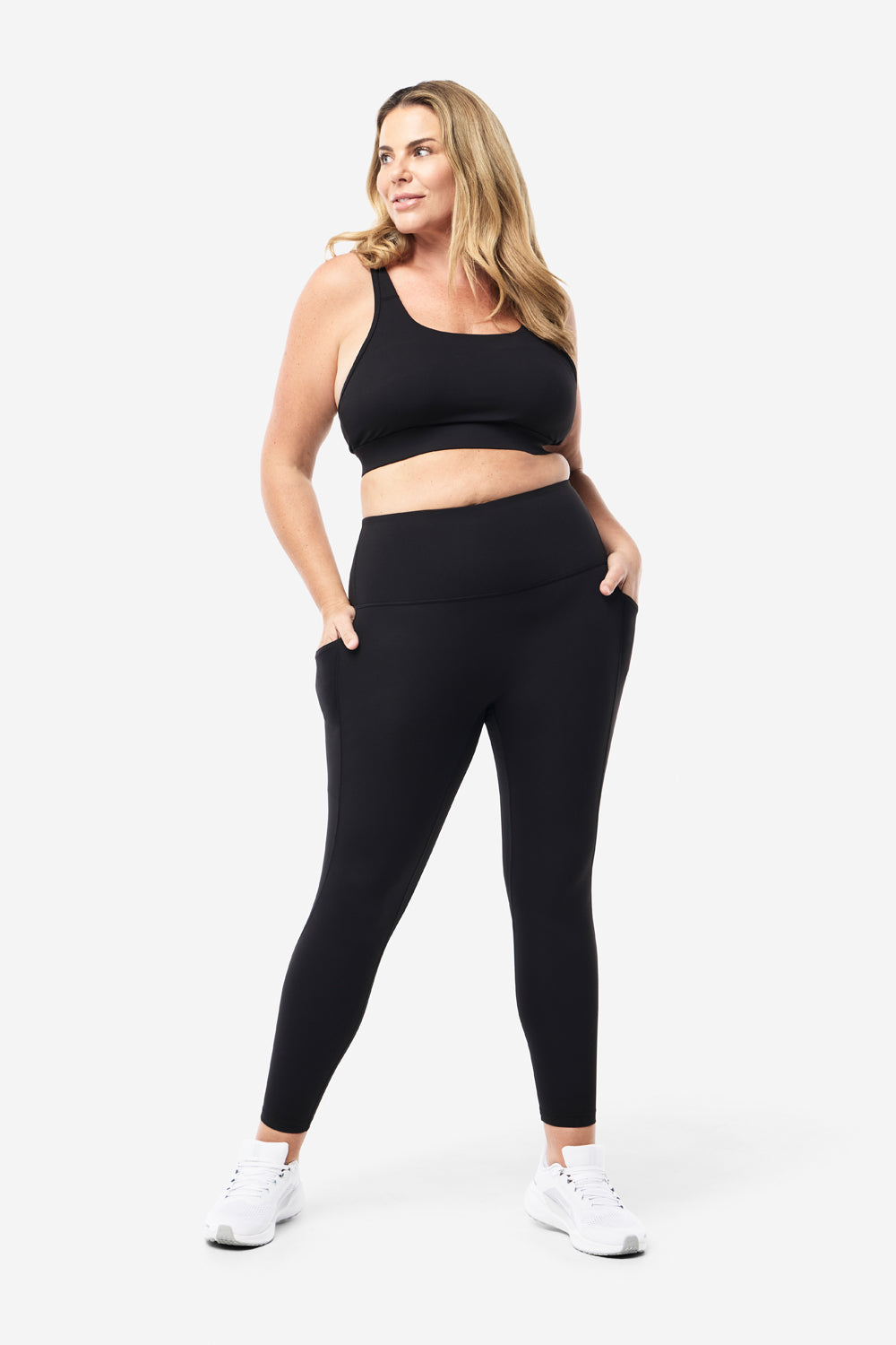 Adjustable Sports Bra for Women - High Impact Support, Breathable & Comfortable - Perfect for Running, Yoga & Gym Workouts - Black