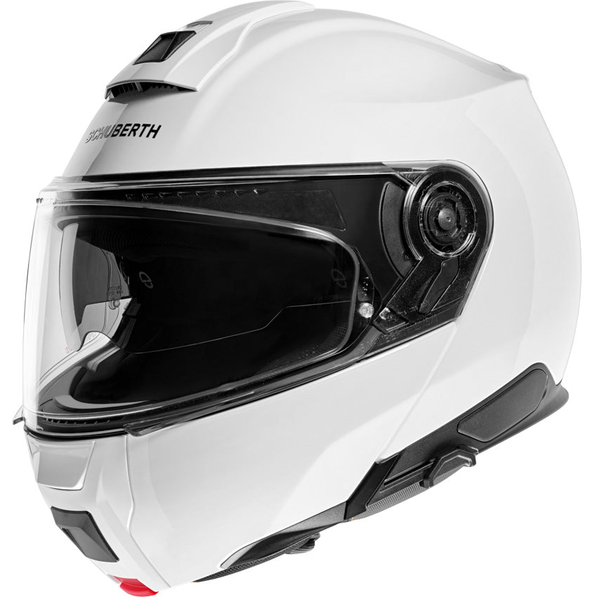 Schuberth C5 Gloss White Motorcycle Helmet - Premium DOT Certified Full Face Helmet for Men & Women - Perfect for Street Riding, Touring and Commuting