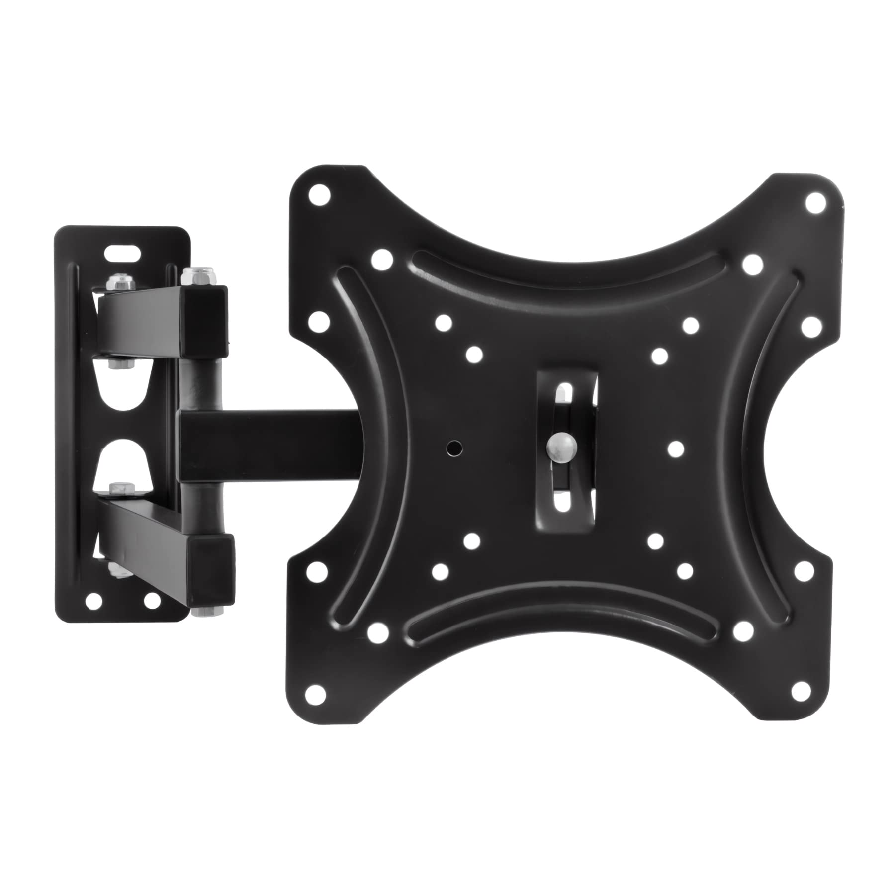 Retractable TV Wall Mount Bracket for 10-42 Inch LCD LED TVs - Tilt & Swing Arm Adjustable for Optimal Viewing - Perfect for Living Rooms, Bedrooms & Home Theaters