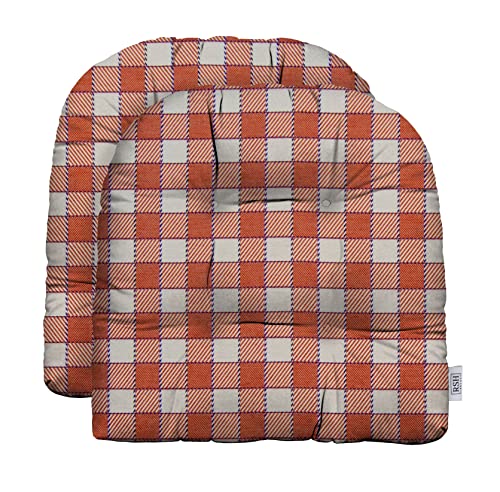 Encounter Orange Plaid