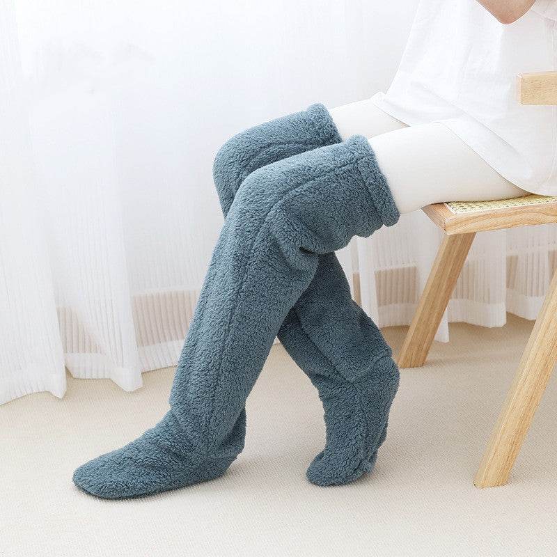 Ultra Soft Comfy Cozy Socks for Women & Men - Warm Winter Fuzzy Slipper Socks for Home, Office & Travel - Perfect Gift Idea
