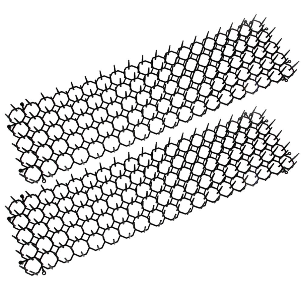 Cabilock Cat Repellent Mat - Spiked Outdoor/Indoor Cat Deterrent for Gardens, Balconies & Lawns - Stops Cats from Digging, Scratching & Jumping - Pet Safe Scat Mat for Home & Yard Protection