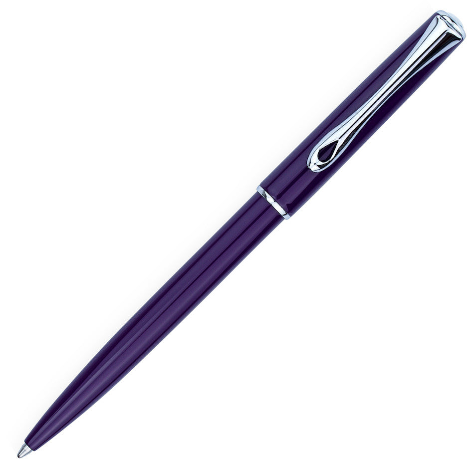 Diplomat Traveller Ballpoint Pen - Deep Purple Luxury Writing Instrument for Business, Gifts & Everyday Use
