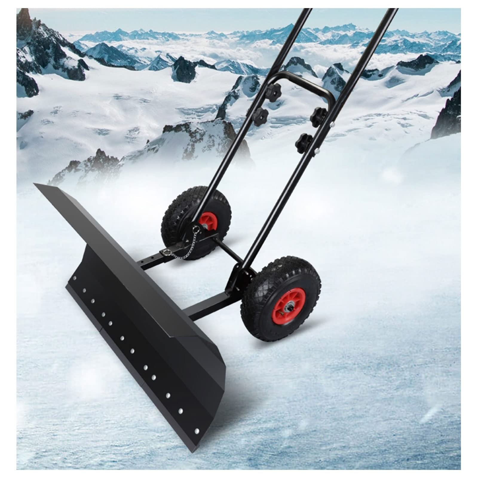 Adjustable Angle Snow Blower Machine - Dual Function High Performance Snow Removal & Cleaner with Left/Right Angle Adjustment for Driveways, Sidewalks & Outdoor Winter Maintenance