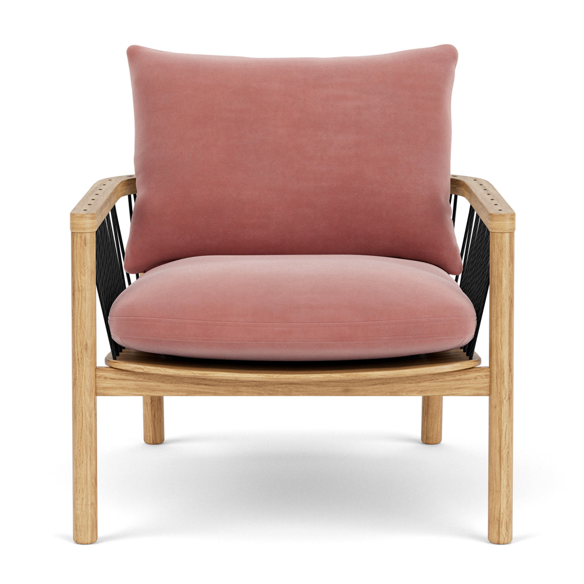 Luxury Enzo Velvet Armchair - Modern Accent Chair for Living Room, Bedroom & Office - Soft Upholstered Lounge Chair with Solid Wood Legs - Perfect for Home Decor, Reading Nook & Relaxation