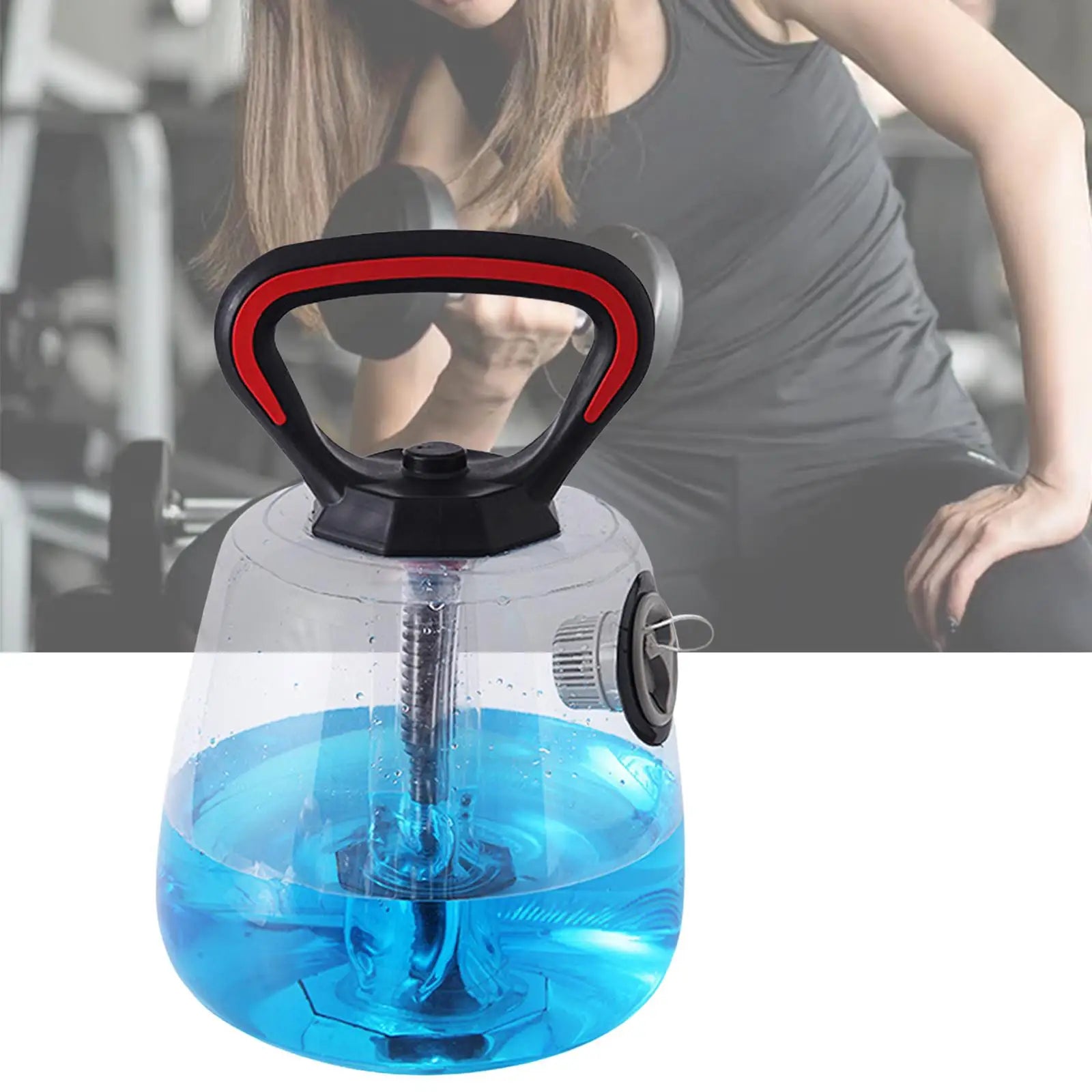 Adjustable Water Filled Kettlebell - Portable Home Gym Equipment for Strength Training, Weight Lifting & Fitness - Perfect for Indoor Workouts, Outdoor Exercise & CrossFit Training