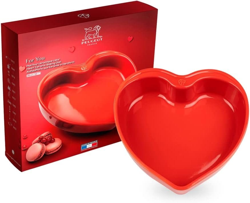Appolia Heart-Shaped Ceramic Dish - Elegant Decorative Serving Bowl for Candy, Jewelry & Small Items - Perfect for Valentine's Day, Weddings & Home Decor