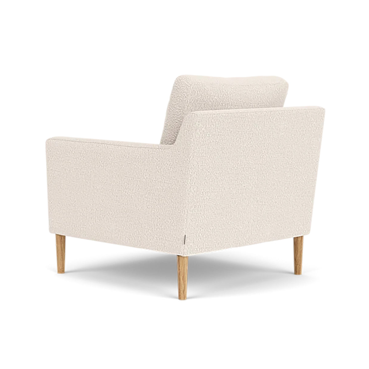 Astha Boucle Armchair - Modern Velvet Accent Chair for Living Room, Bedroom & Office - Soft Upholstered Lounge Chair with Solid Wood Legs - Stylish Home Decor for Cozy Reading Nook & Relaxation