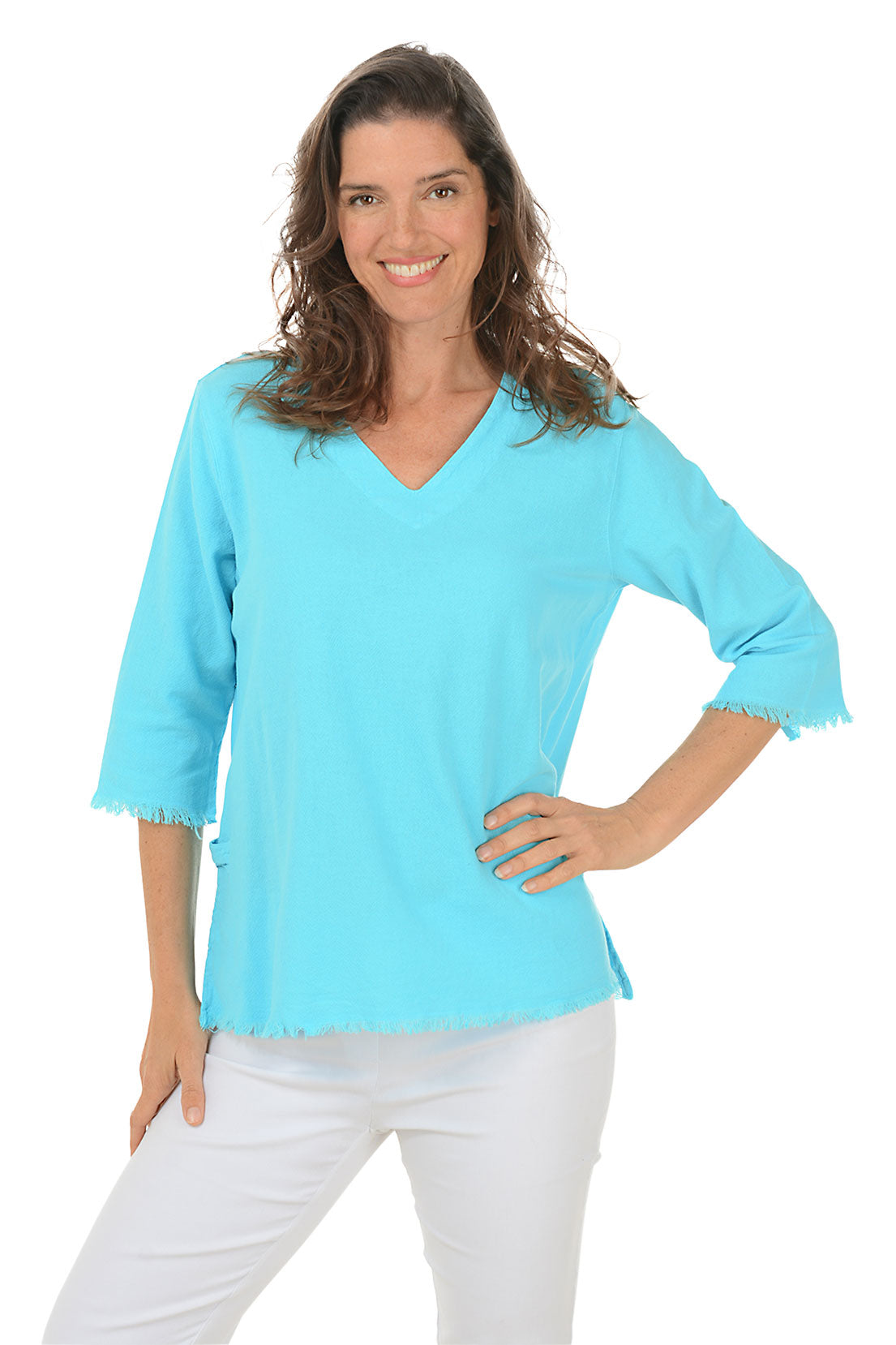 Stylish Fringed High Low Crinkle Top for Women | Trendy Boho Chic Blouse | Perfect for Casual Outings & Summer Festivals