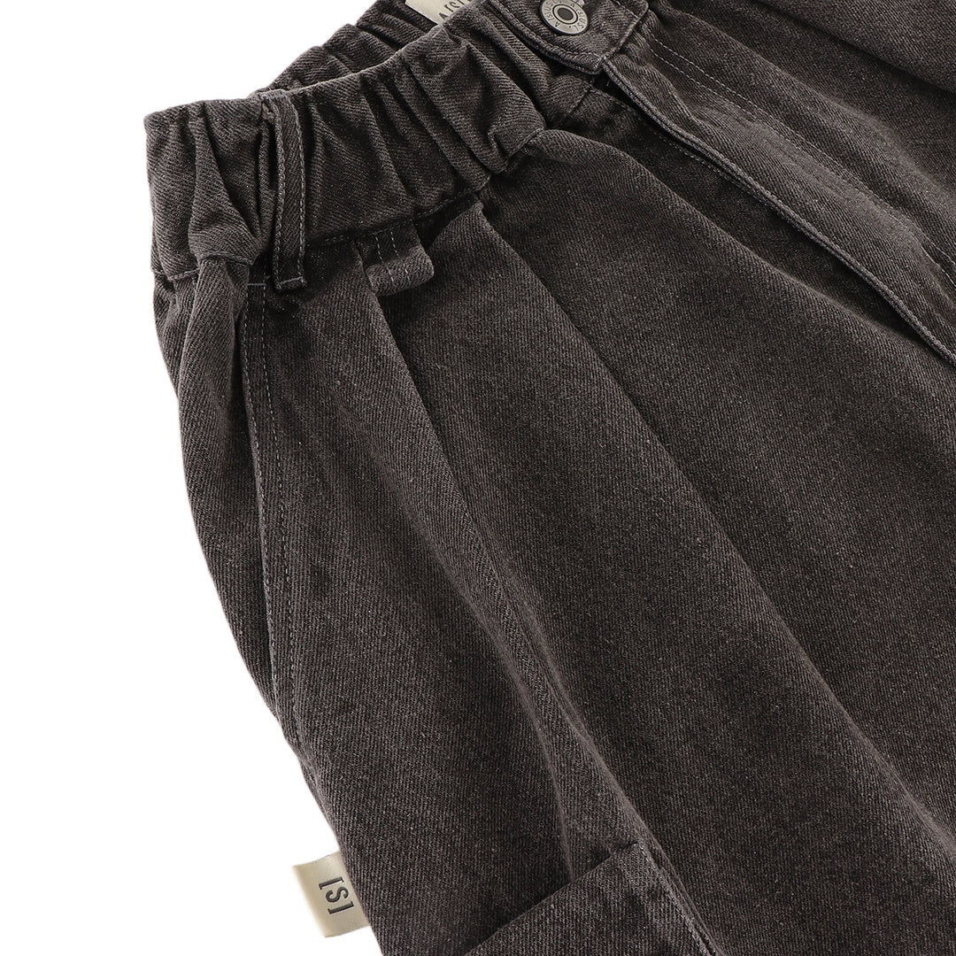 ASUSL Cargo Denim Pants for Men - Black Stretch Jeans with Multiple Pockets | Durable Workwear & Outdoor Adventure Pants