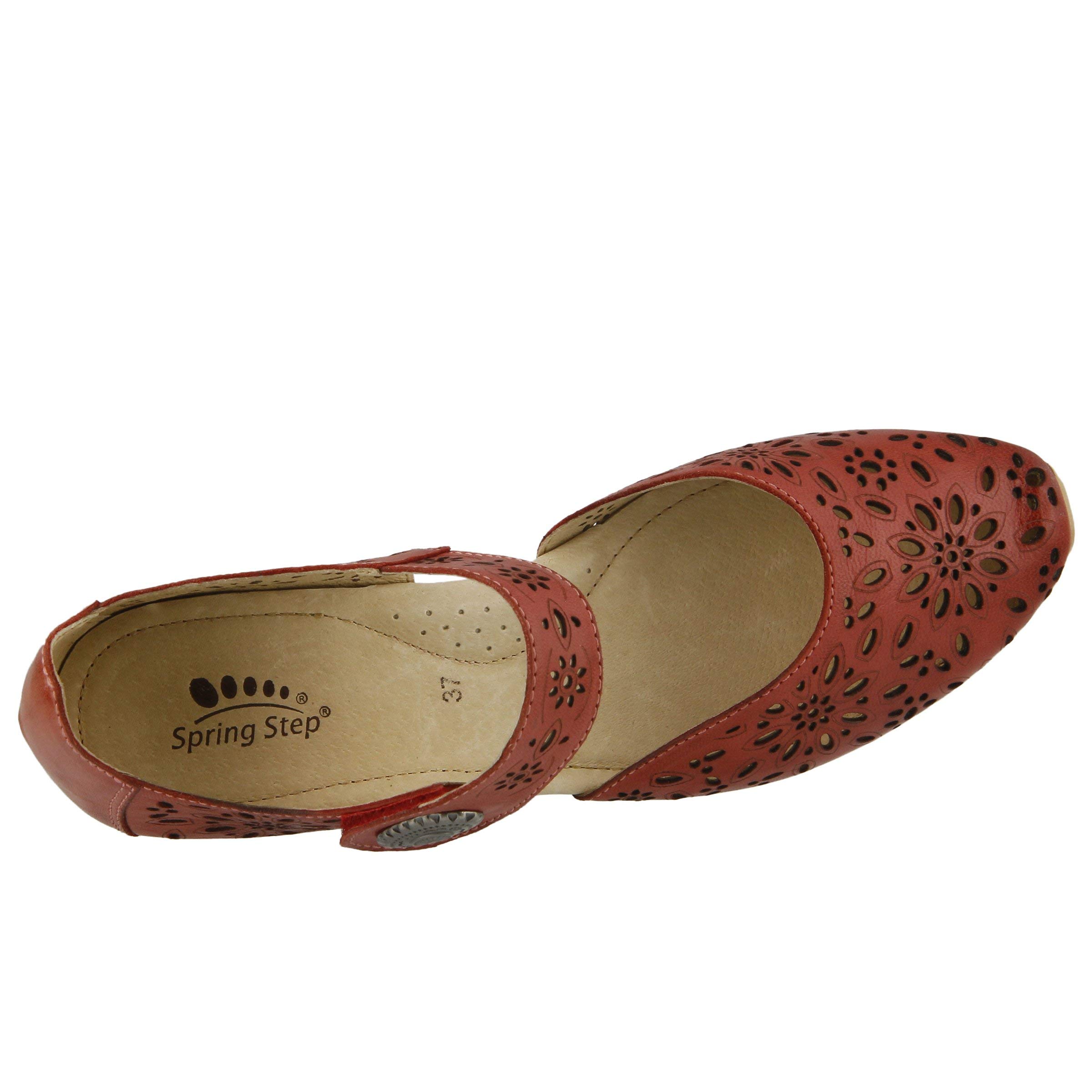 Spring Step Women's Comfortable Nougat Wedge Sandal - Perfect for Summer Outings, Beach Vacations & Casual Wear