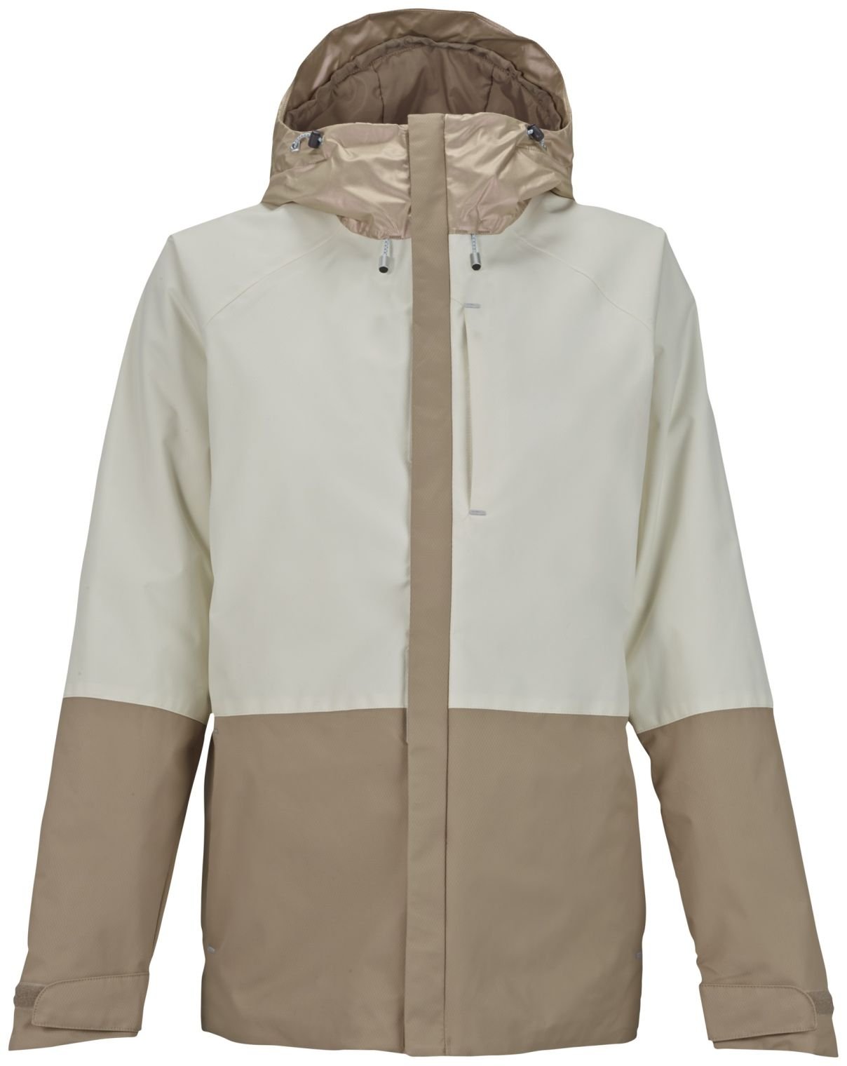BURTON NUTRITION Women's Radar Jacket - Sandstruck Metallic/Stout White/Sandstruck, X-Small | Waterproof Snowboard Coat for Winter Sports & Outdoor Activities