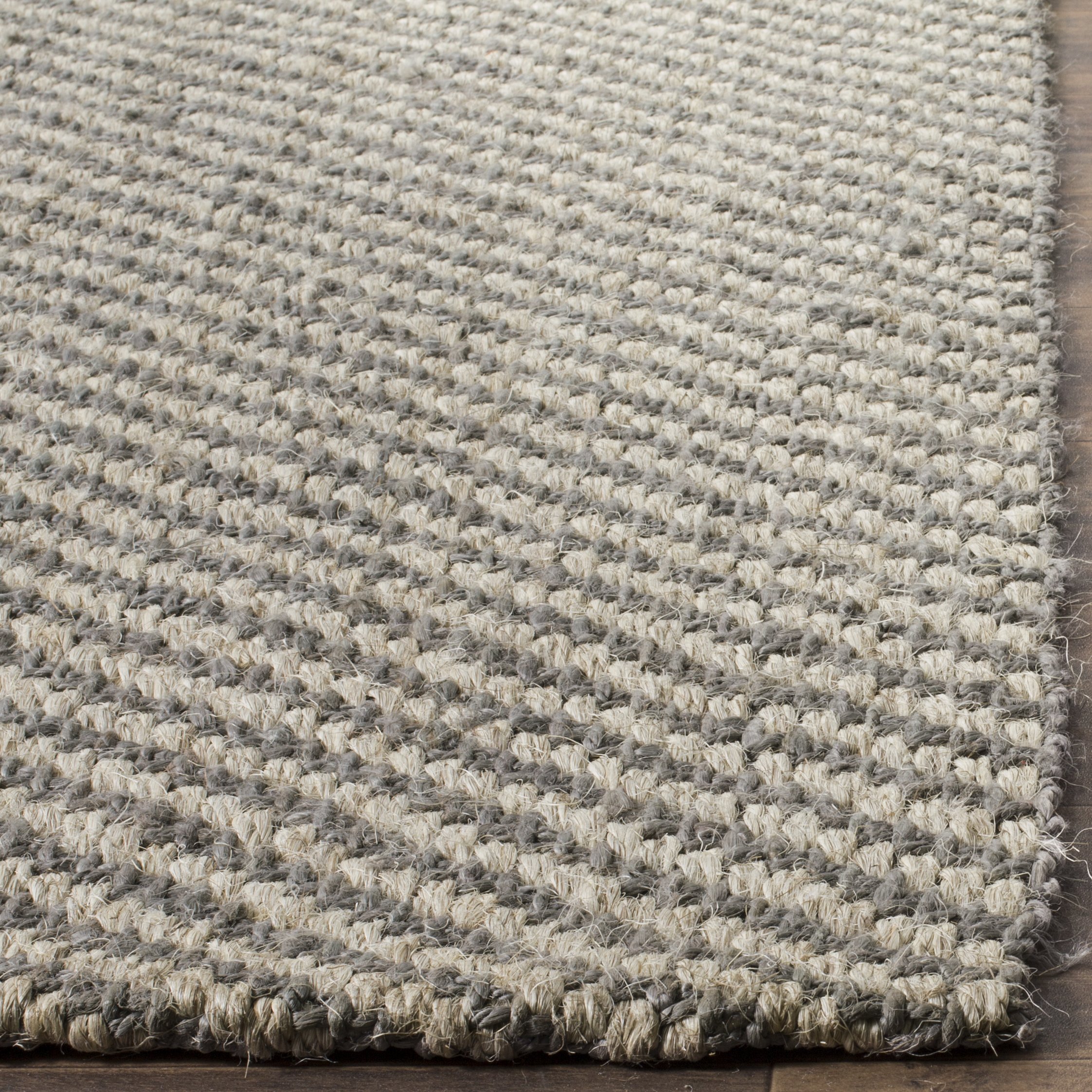 SAFAVIEH Handmade Natural Fiber Area Rug - 6' x 9' Sisal & Jute Rug in Neutral Gray, Eco-Friendly Floor Covering for Living Room, Bedroom & High Traffic Areas | NF470A | Perfect for Boho, Farmhouse & Coastal Home Decor