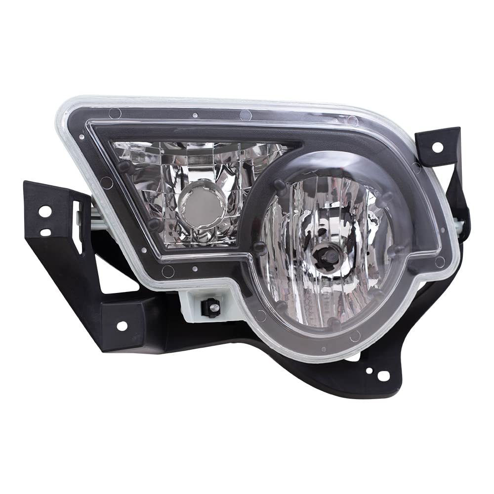 Brock Replacement Driver and Passenger Side Fog Lights Compatible with 2002-2006 Chevy Avalanche Pickup Truck with Body Cladding - Pair Set 15040361 & 15040362 - Upgrade Your Nighttime Driving Safety