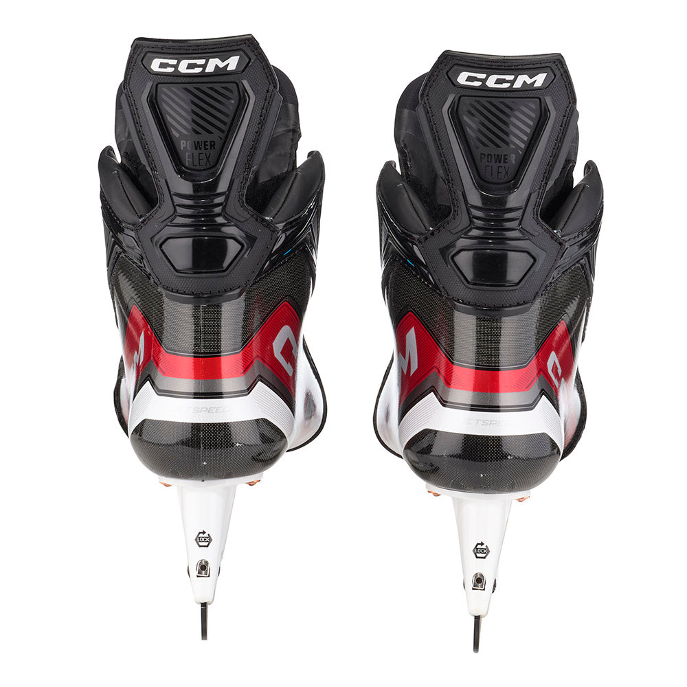 CCM Jetspeed Vibe 2023 Intermediate Ice Hockey Skates - Lightweight Performance Skates for Youth & Adult Players - Perfect for Rink Training & Competitive Games