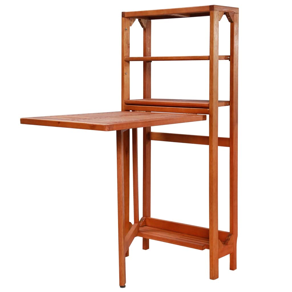 3-Piece Folding Bistro Set - Solid Acacia Wood Patio Furniture with Table & Chairs | Foldable Outdoor Dining Set for Garden, Balcony & Small Spaces