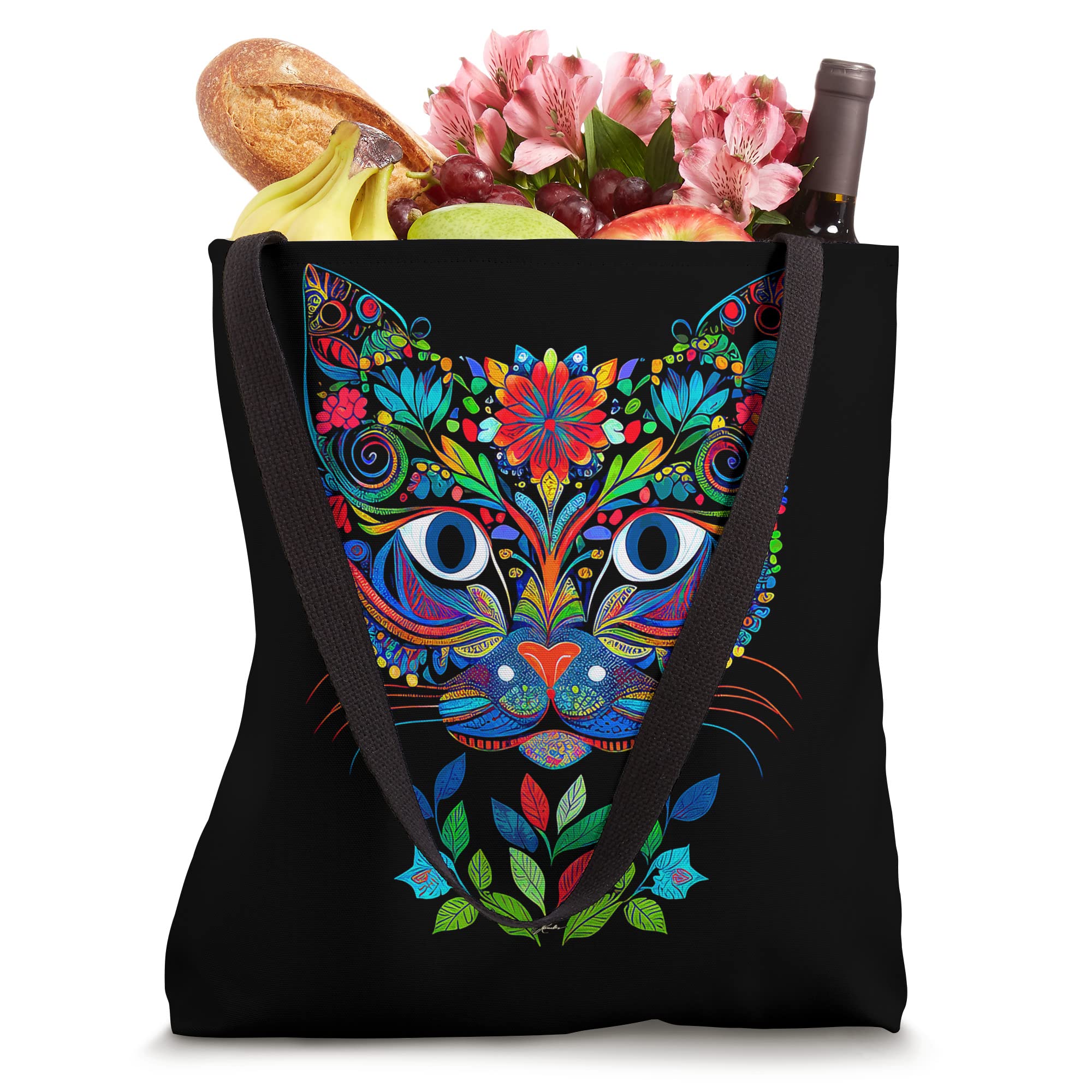 JCombs: Stylish & Durable Magical Cat Tote Bag for Women - Perfect for Shopping, Beach Trips & Daily Use