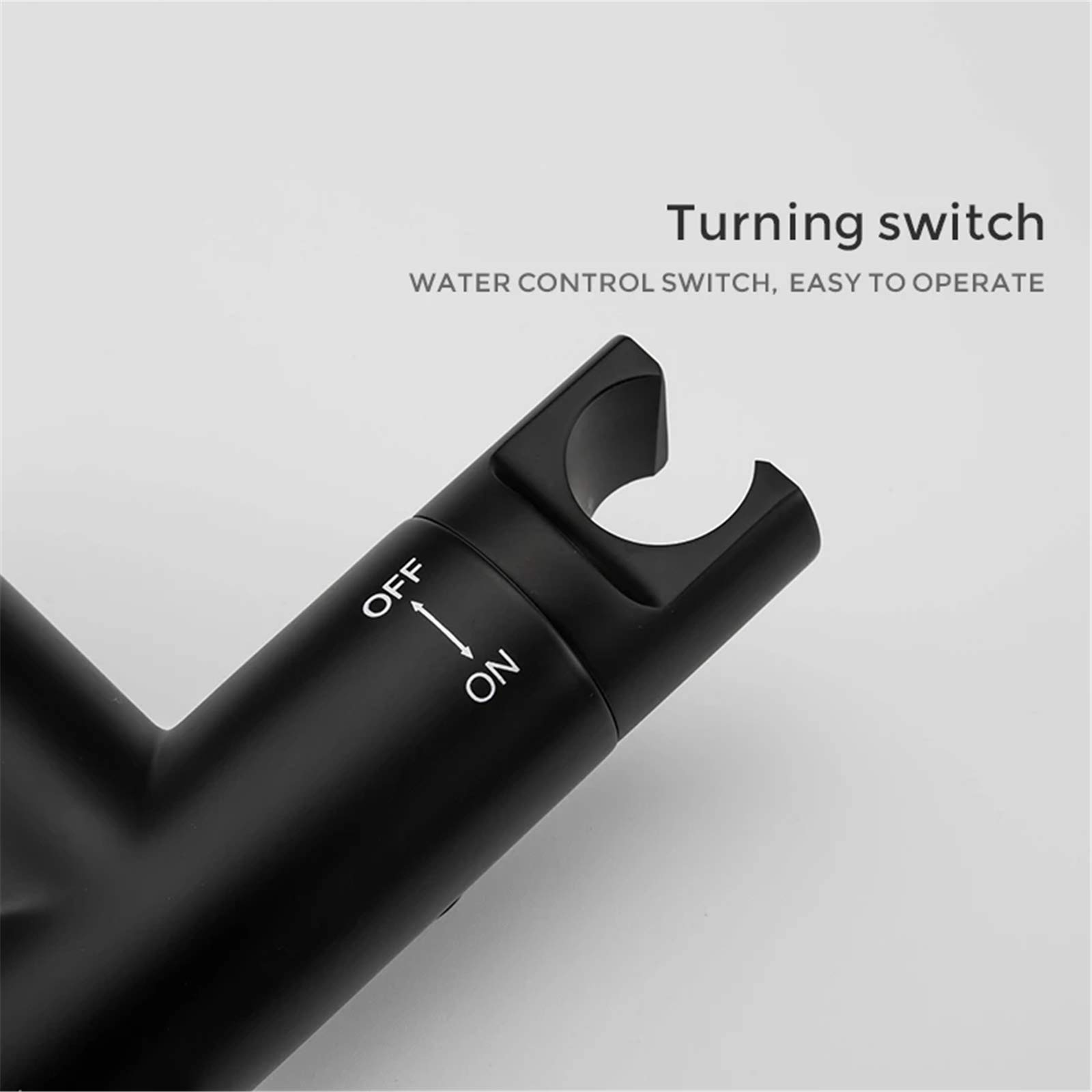 XBSXP Black Thermostatic Bidet Faucet - Brass Toilet Sprayer with Temperature Control - Bathroom Bidet Shower for Toilet Cleaning & Personal Hygiene - Perfect for Modern Bathrooms & Water Conservation