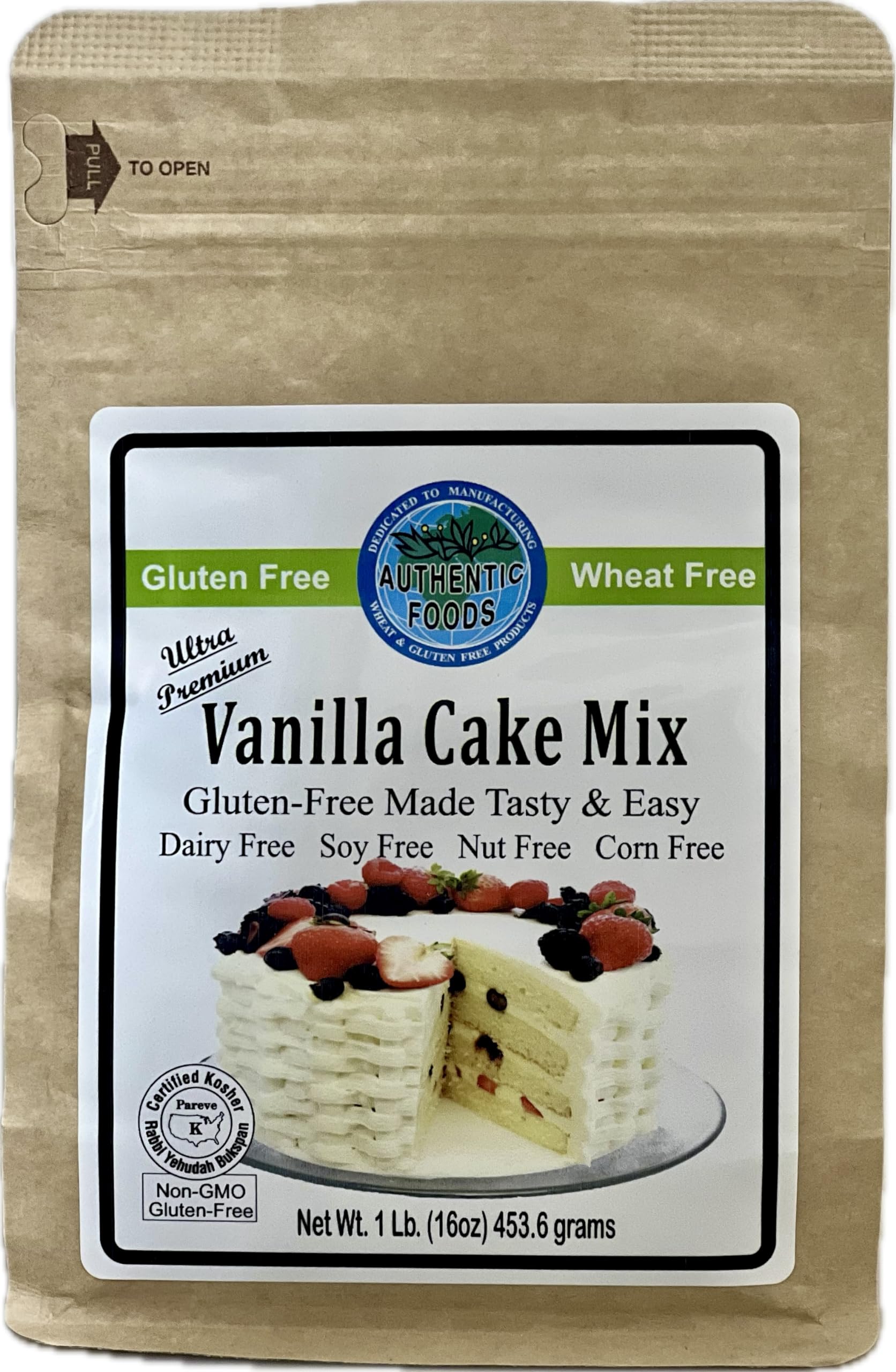 Premium Vanilla Cake Mix for Baking - Easy Homemade Cake Recipe - Perfect for Birthdays, Parties & Desserts