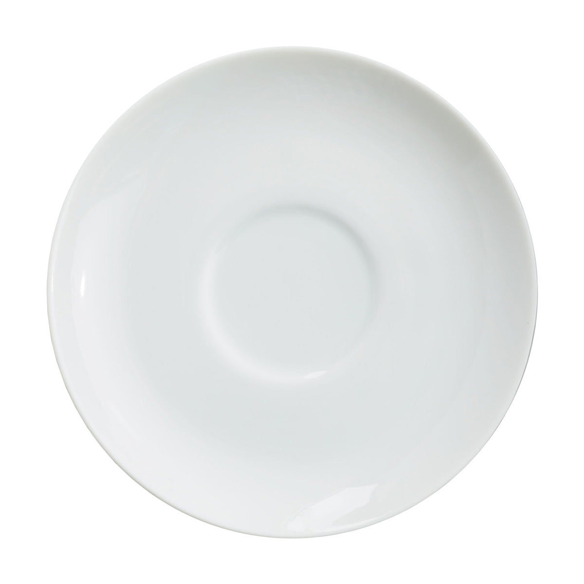 Alani 010132 Tea Cup Saucer - 5 3/4 Inch Porcelain Coupe Dish - Set of 24 for Restaurants, Cafes & Tea Parties - Perfect for Afternoon Tea, Coffee Service & Formal Dining