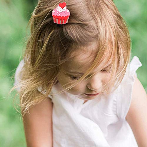 10 Pcs Cute Baby Hair Clips - Ice Cream & Unicorn Hair Barrettes for Girls, Infants, Toddlers & Teens - Perfect for Parties, School & Daily Styling