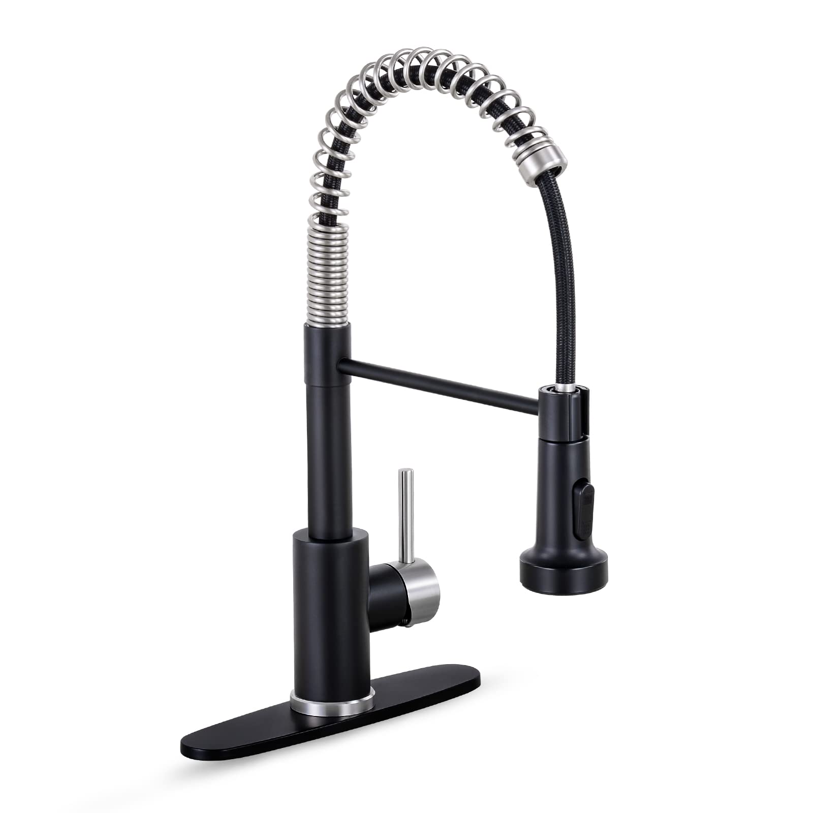 Pull Down Sprayer Kitchen Faucet - Single Handle for Sink - Cooking & Washing