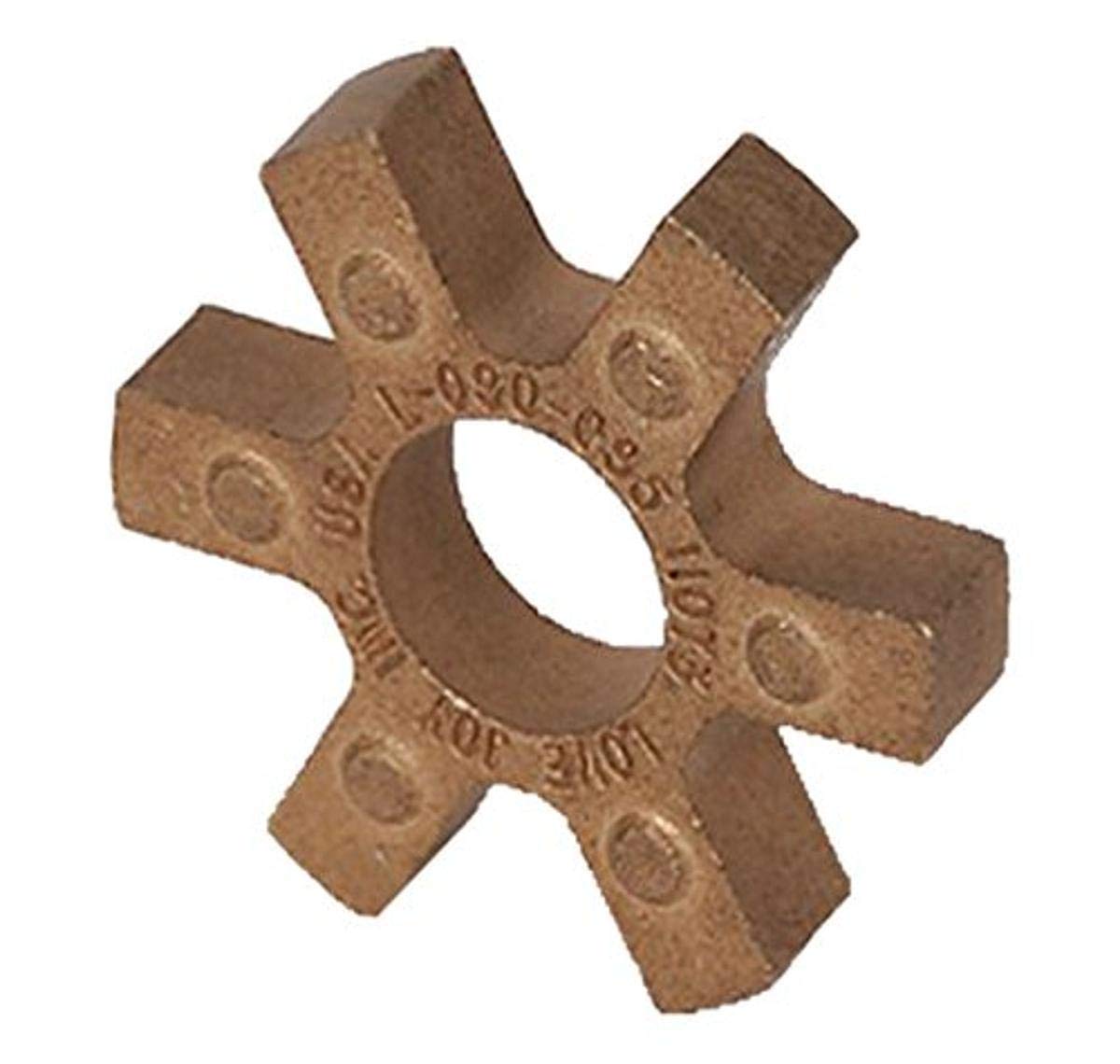 Lovejoy 68514412277 L190 Bronze Spider Coupling, Open Center, 1-3/8