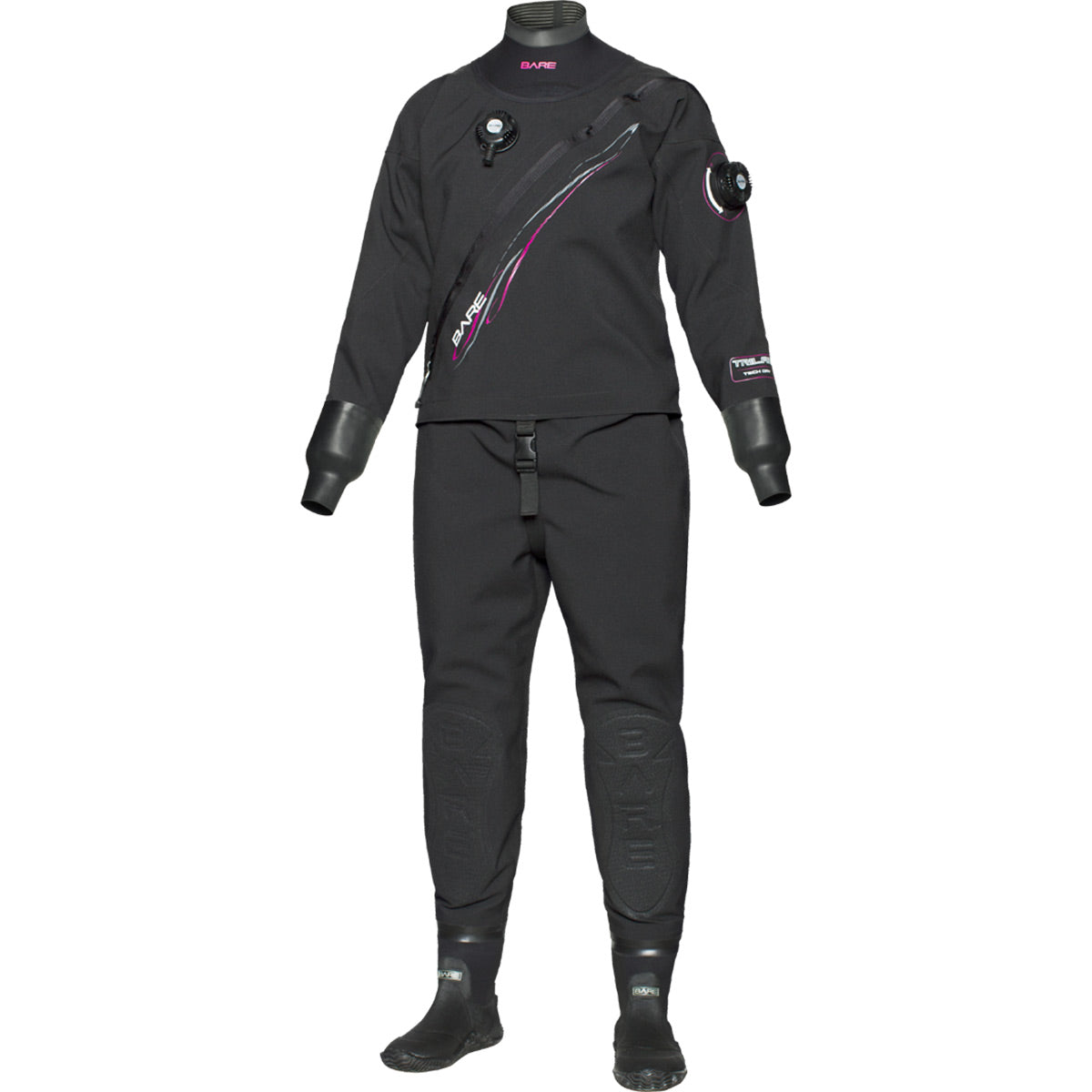 Women's Bare Trilam Tech Dry Drysuit - Lightweight & Waterproof Scuba Diving Suit for Cold Water Adventures