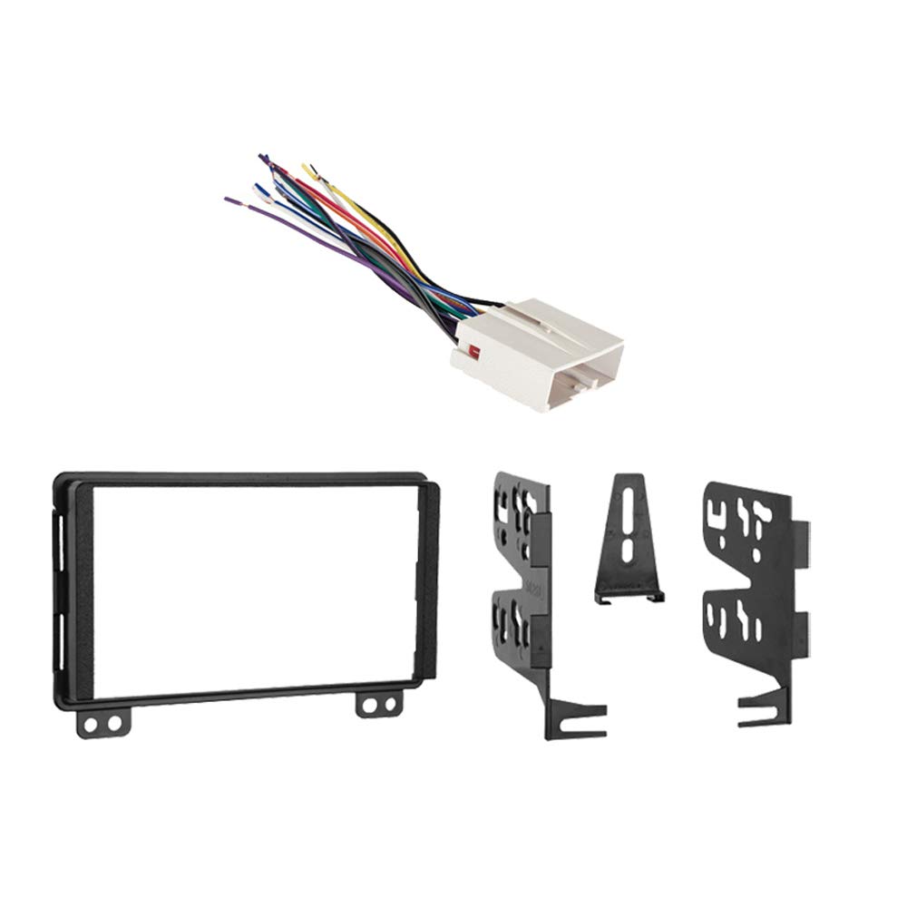 Harmony Audio Double DIN Stereo Harness Radio Dash Kit Compatible with 2003 Lincoln Aviator | Car Audio Installation | Late Production Model | Perfect for Upgrading Factory Radio System