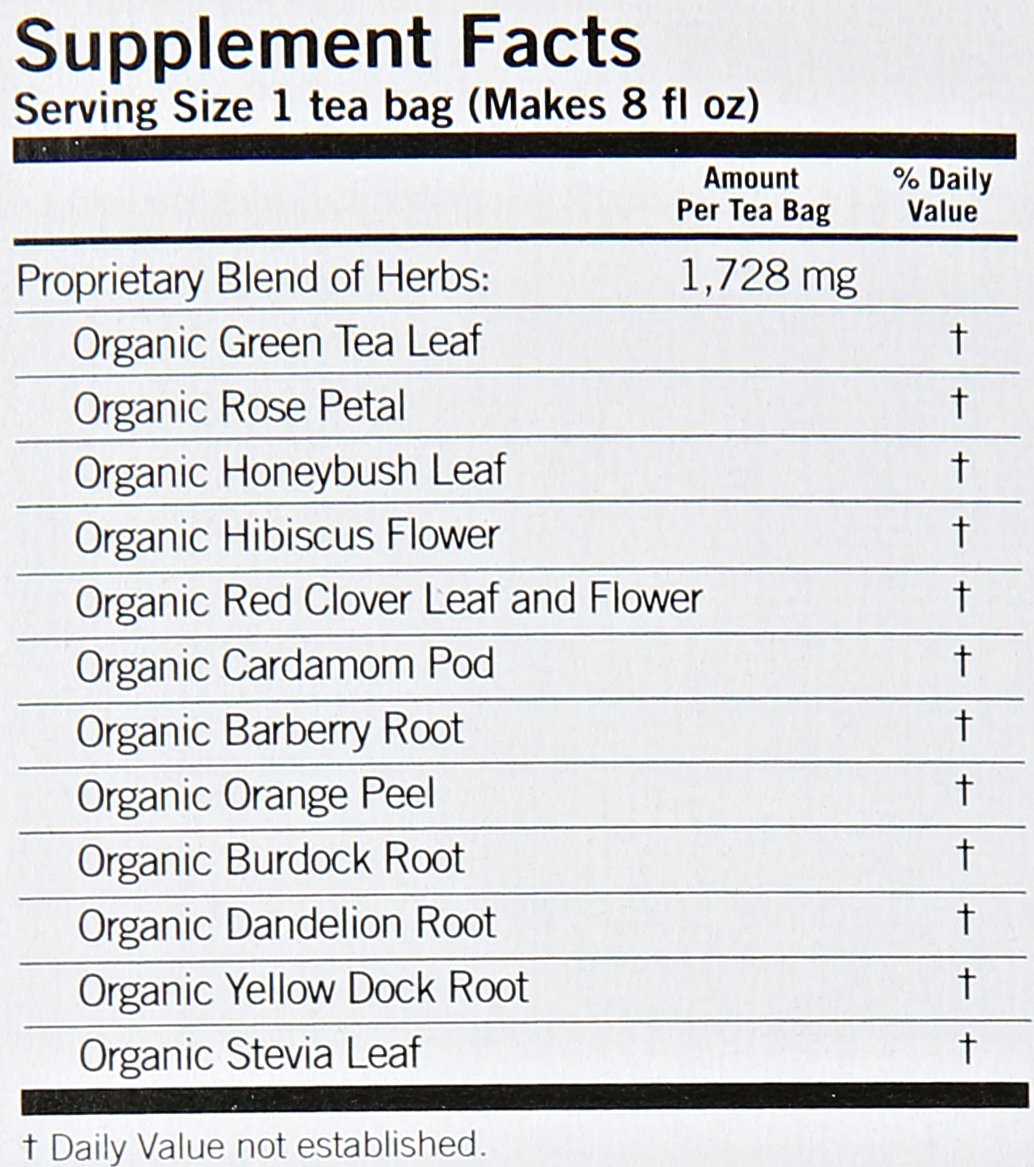 Yogi Skin Detox Tea - 16 Herbal Tea Bags for Cleansing & Glowing Skin | Supports Healthy Digestion & Skin Clarity | Perfect for Morning Routine or Post-Workout Recovery