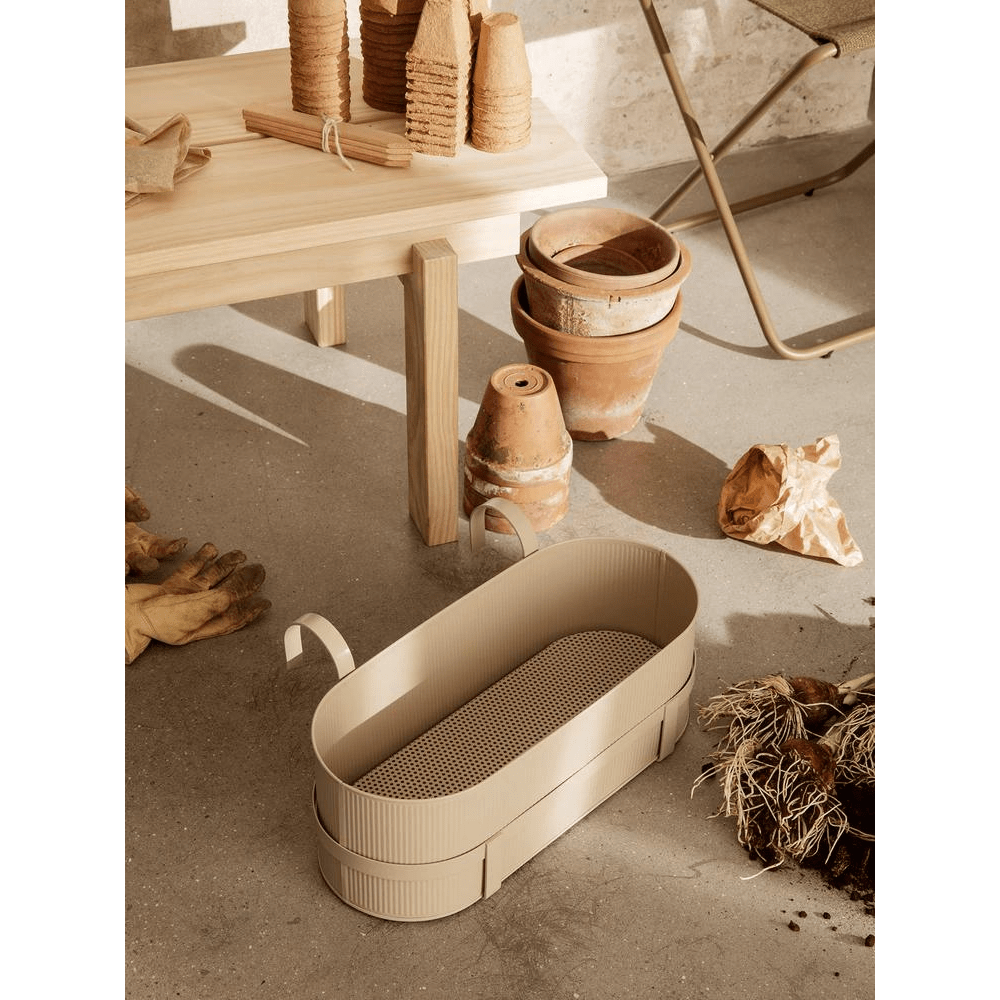Bau Balcony Box - Durable Outdoor Planter Box for Balcony, Patio & Garden - Perfect for Flowers, Herbs & Small Plants - Ideal for Urban Gardening & Home Decor