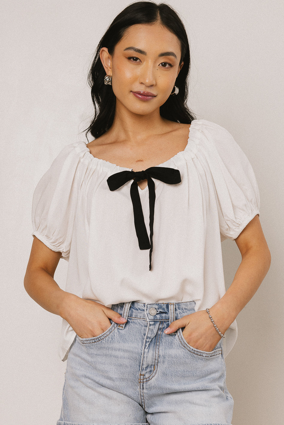 Alani Sheer Blouse Women's Fashion Top - Elegant & Breathable for Office, Party & Summer Outfits