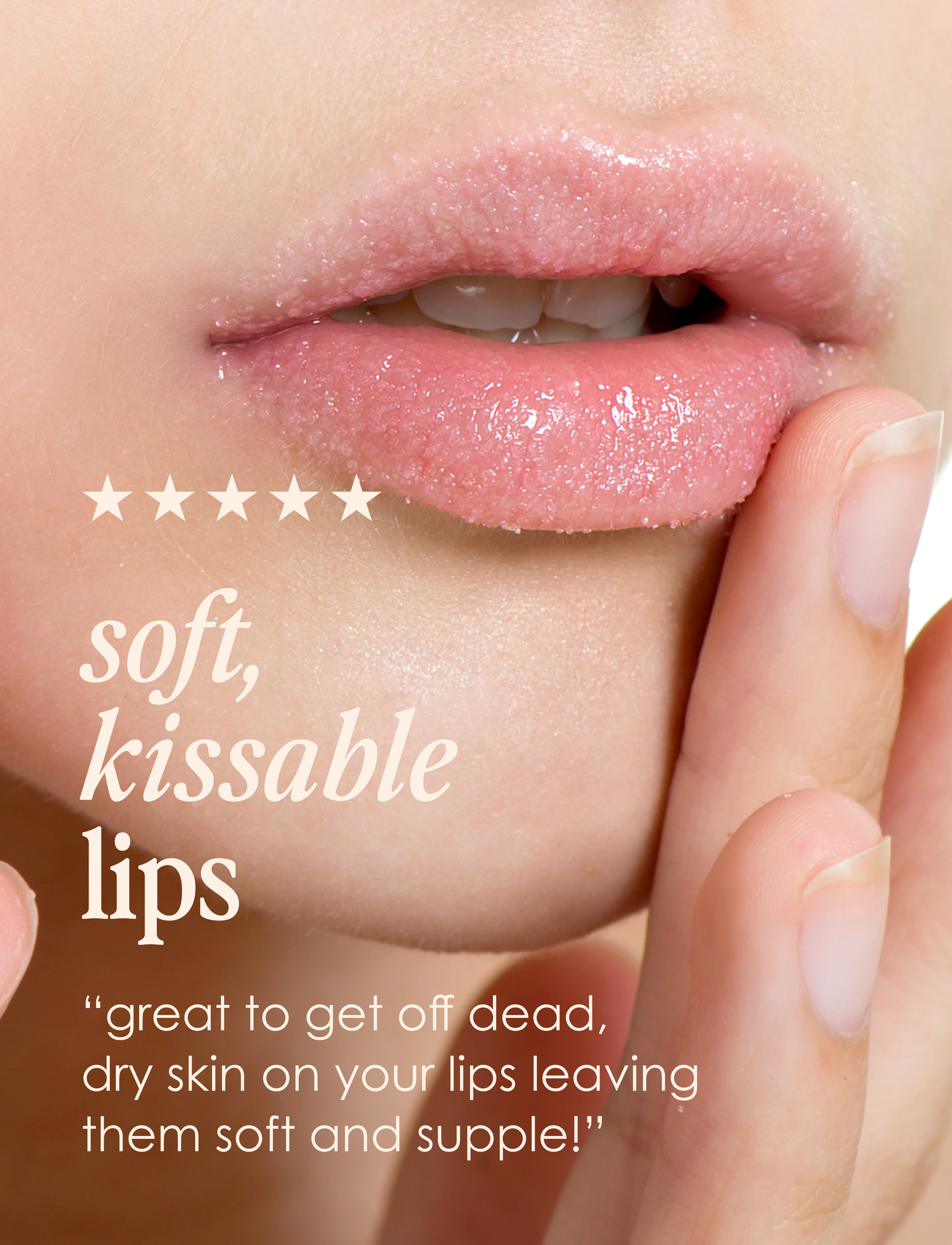 GrandeBuff Moisturizing Lip Scrub - Exfoliate & Hydrate Dry Lips - Perfect for Winter Care & Pre-Makeup Prep