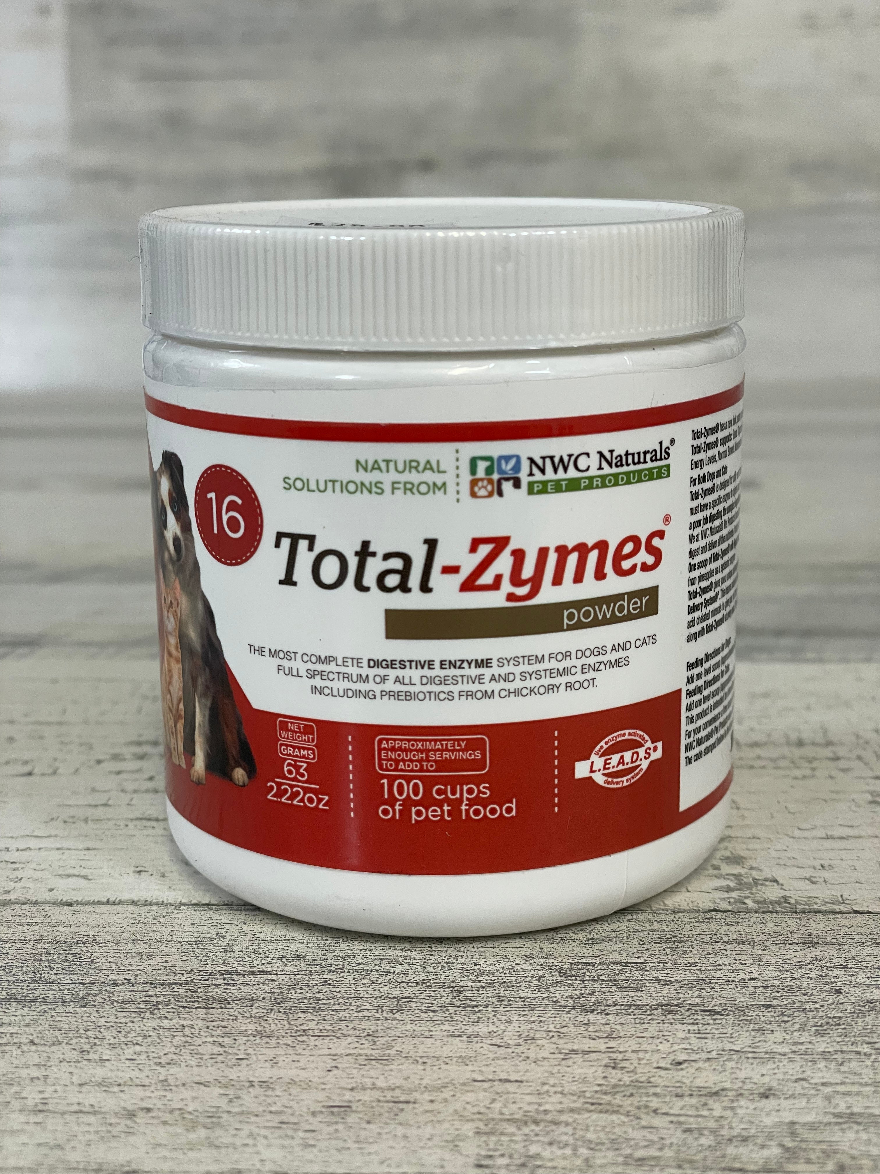 NWC Naturals Total Zymes Digestive Enzymes Powder - Supports Gut Health & Digestion - Vegan & Non-GMO Formula - Ideal for Bloating Relief & Nutrient Absorption After Meals