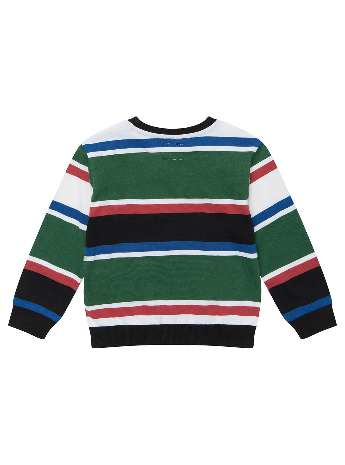 Green Striped Long Sleeve Active Top for Women - Athletic Workout Shirt with Moisture Wicking & Breathable Fabric - Perfect for Yoga, Running & Gym Training (Size 2-6)