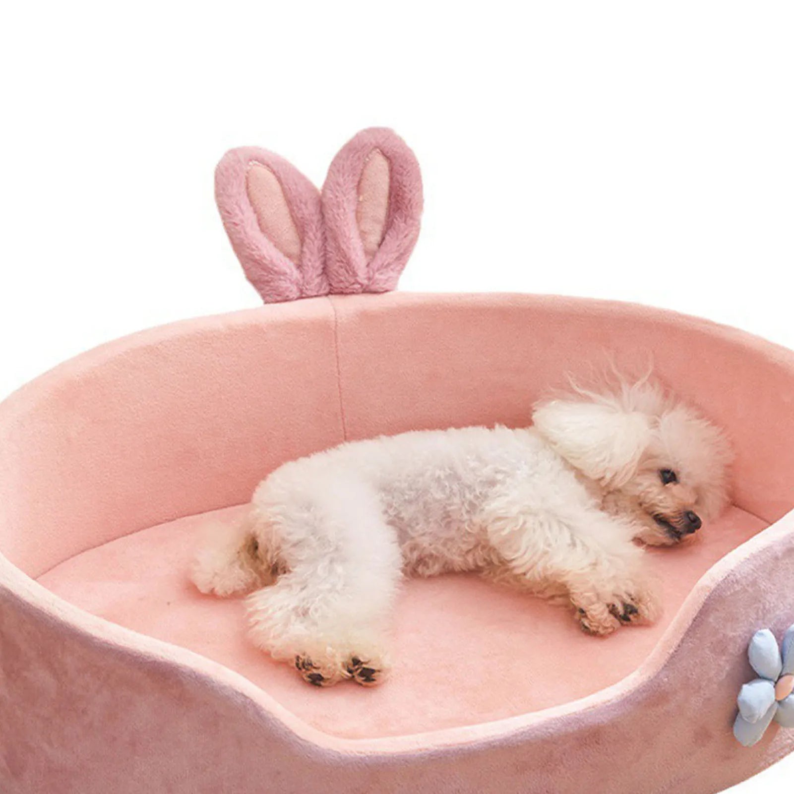 Washable Soft Pet Bed for Dogs & Cats - Comfortable Plush Dog Bed & Cozy Cat Bed for Indoor Use, Crate, or Kennel - Machine Washable & Durable Pet Sleeping Mat
