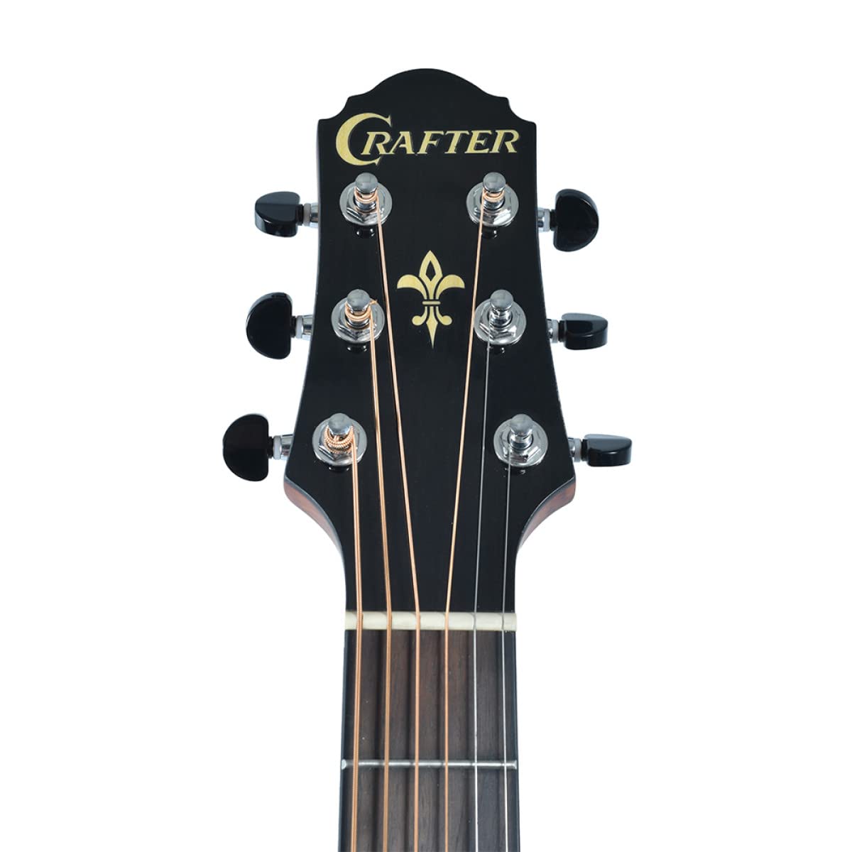 Crafter HM250-N 6 String Acoustic Guitar for Beginners & Professionals - Right Handed Natural Wood Finish - Perfect for Home Practice, Live Performances & Studio Recording