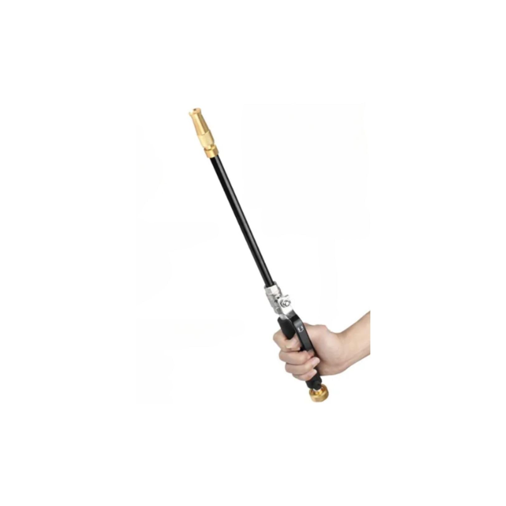 Hicks Ridge Heavy Duty High Power Garden Hose Nozzle Sprayer - Adjustable Pressure Washer Gun Attachment with 8 Spray Patterns - Perfect for Car Washing, Lawn Watering & Outdoor Cleaning