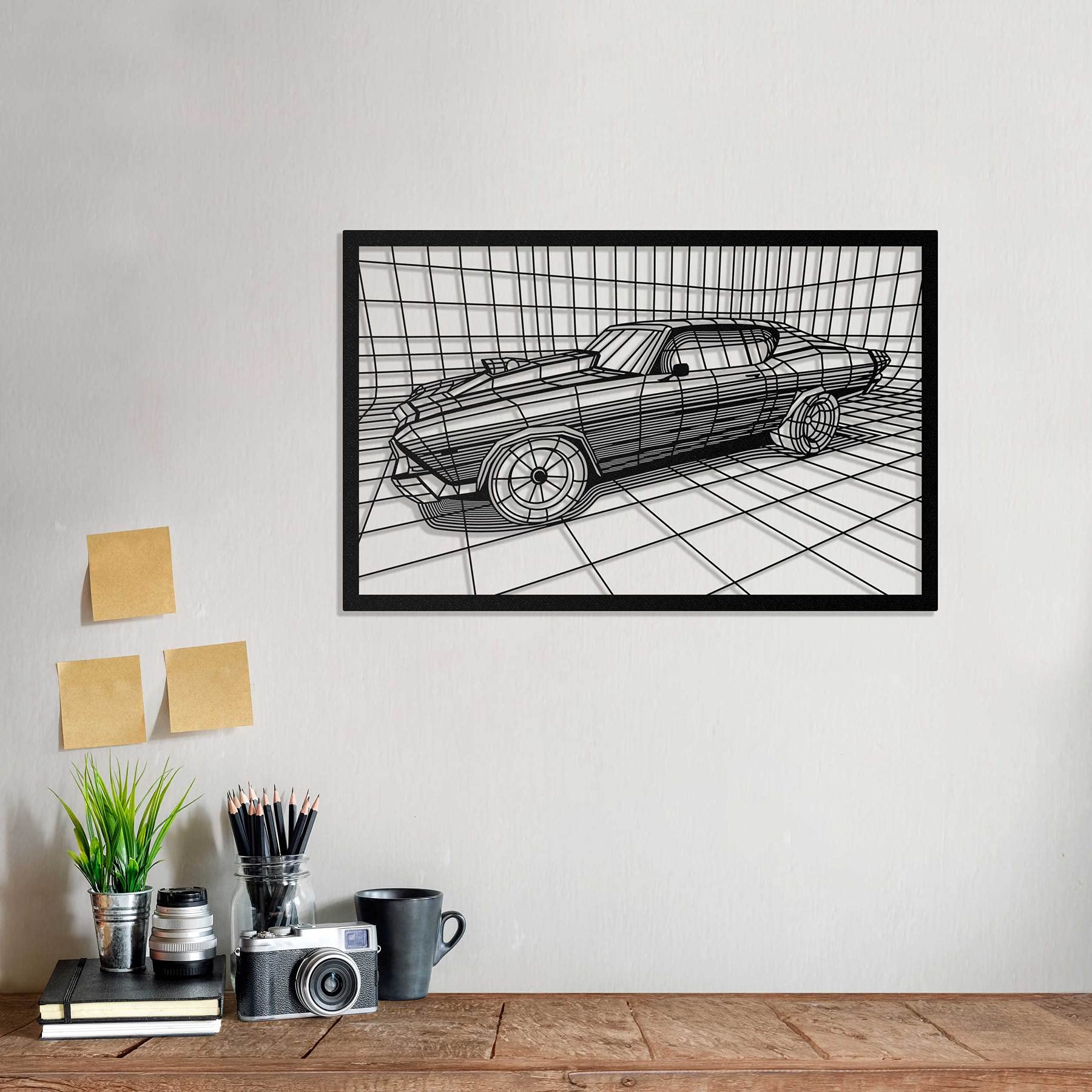 Chevelle Metal Wall Art - Home Decor for Living Room & Bedroom