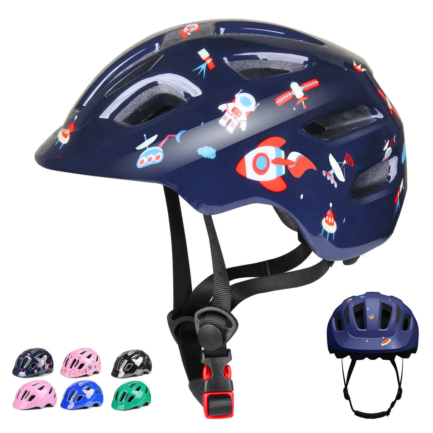 GLAF Toddler Bike Helmet for Boys & Girls - Adjustable Infant Helmet with Ventilation for 12+ Months - Perfect for Cycling, Skateboarding & Outdoor Activities
