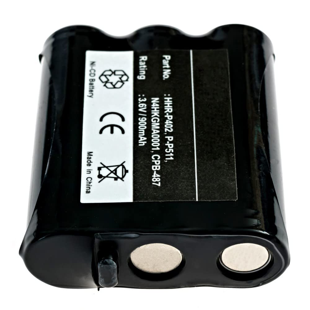 Empire Cordless Phone Batteries for Panasonic KX-TG5100M - 2 Pack Ni-CD 3.6V 900mAh High Capacity Replacement Batteries - Perfect for Home & Office Cordless Phones