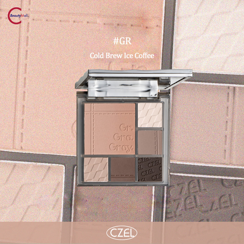 CZEL Water Ripple Eyeshadow Palette - 12 Highly Pigmented Matte & Shimmer Eyeshadows for Stunning Eye Makeup | Perfect for Day to Night Looks, Parties & Special Occasions