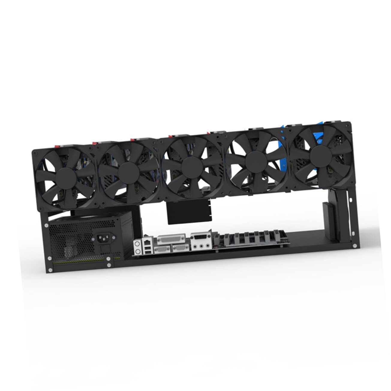 Lurrose Open Air Mining Rig Case - ETC & GPU Compatible Computer Bracket with High Reliability Storage | Perfect for Cryptocurrency Mining & PC Builds