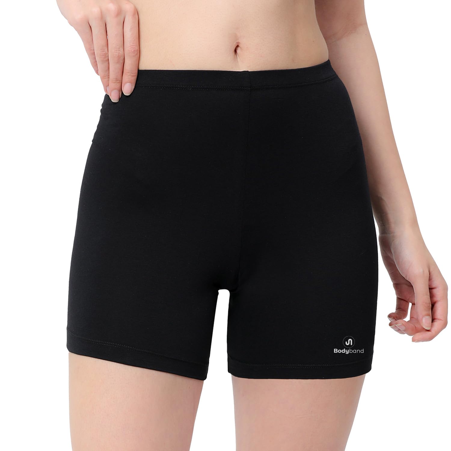 Women's Stretchable Cycling Shorts - High Waist Skin Fit Workout Tights for Gym, Running, Yoga & Sports | Seamless Comfort for Active Lifestyle & Casual Wear